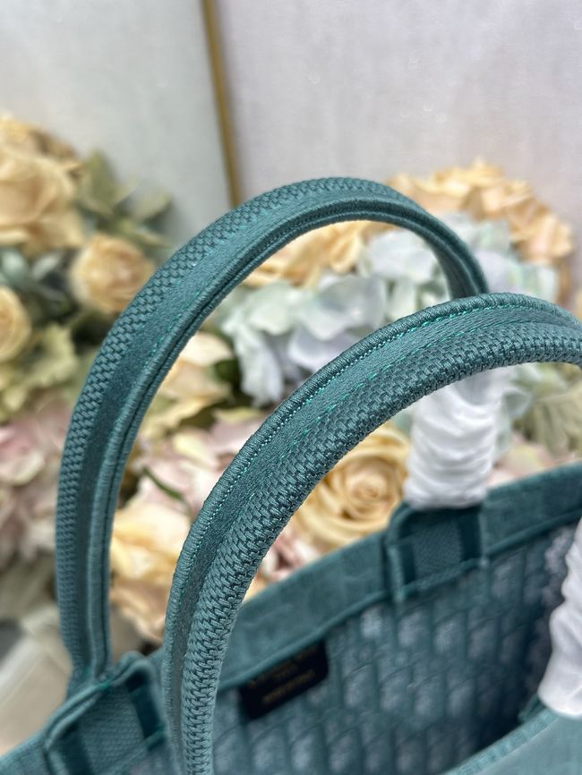 Medium Dior Book Tote with Strap Oblique Embroidery M1354PE-6 Medium Dior Book Tote with Strap Oblique Embroidery M1354PE-6