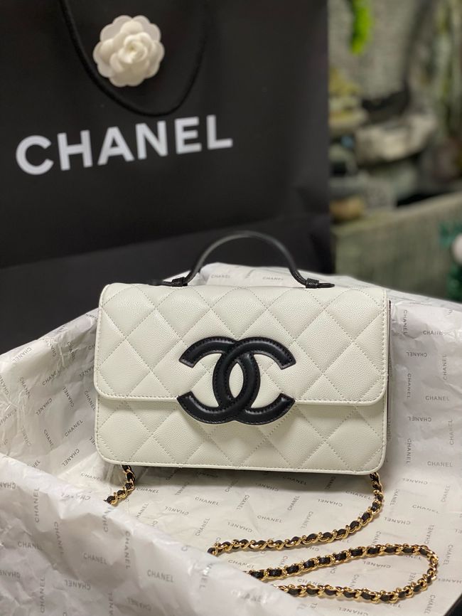Chanel  Flap Bag AS6554 white
