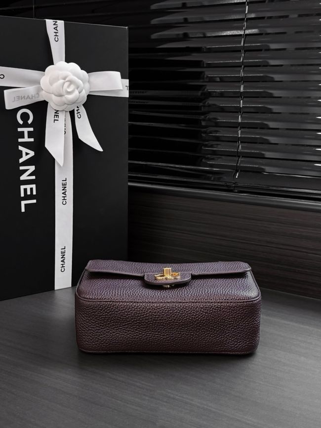 Chanel Mini Flap Bag AS6573 burgundy&gold-Tone Metal Chanel Mini Flap Bag AS6573 burgundy&gold-Tone Metal