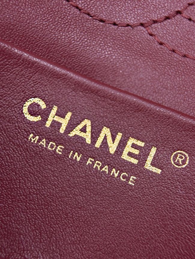 Chanel Mini Flap Bag AS6573 burgundy&gold-Tone Metal Chanel Mini Flap Bag AS6573 burgundy&gold-Tone Metal