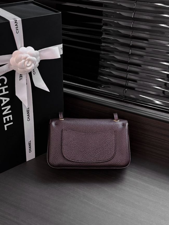 Chanel Mini Flap Bag AS6573 burgundy&gold-Tone Metal Chanel Mini Flap Bag AS6573 burgundy&gold-Tone Metal