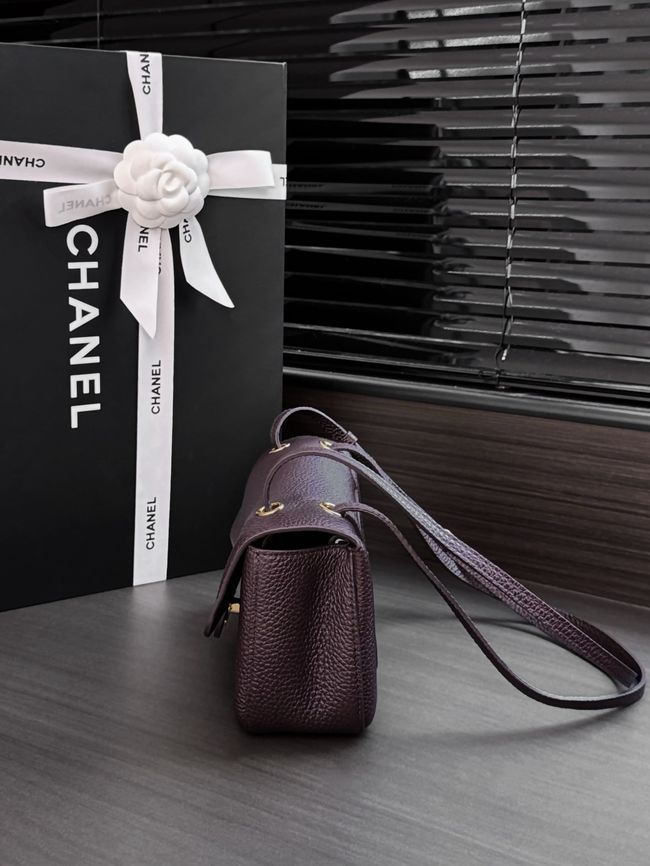 Chanel Mini Flap Bag AS6573 burgundy&gold-Tone Metal Chanel Mini Flap Bag AS6573 burgundy&gold-Tone Metal