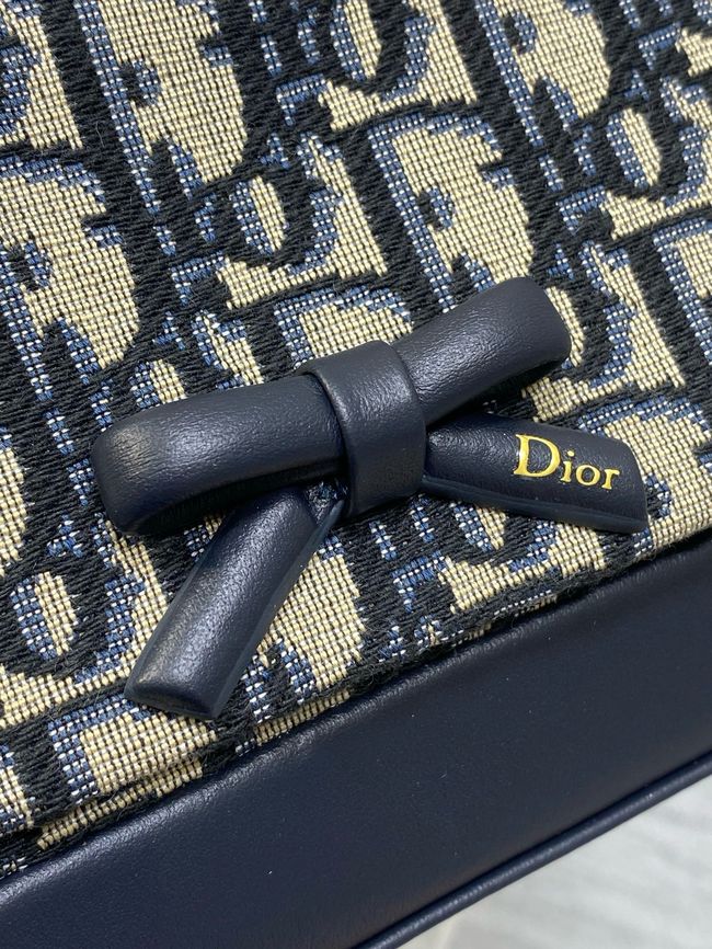 Dior Promenade Mini Bag with Chain S2514OU Blue Dior Promenade Mini Bag with Chain S2514OU Blue