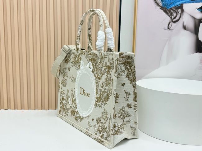 Large Dior Book Tote Cannage Embroidery M1349OEQ-1 Large Dior Book Tote Cannage Embroidery M1349OEQ-1