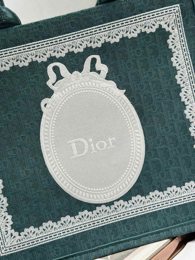 Large Dior Book Tote Cannage Embroidery M1349OEQ-5 Large Dior Book Tote Cannage Embroidery M1349OEQ-5