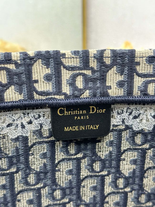 Large Dior Book Tote Cannage Embroidery M1349OEQ-7 Large Dior Book Tote Cannage Embroidery M1349OEQ-7