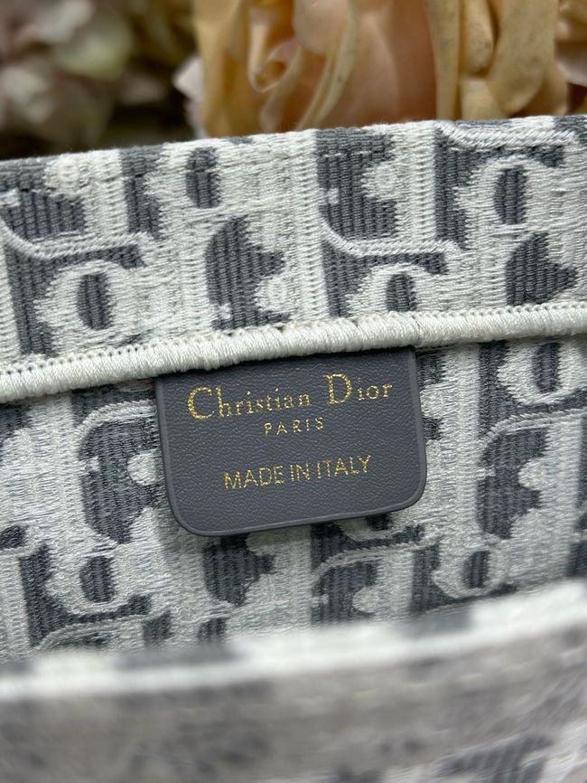 Small Dior Book Tote with Strap Embroidered M1404OE-3 Small Dior Book Tote with Strap Embroidered M1404OE-3