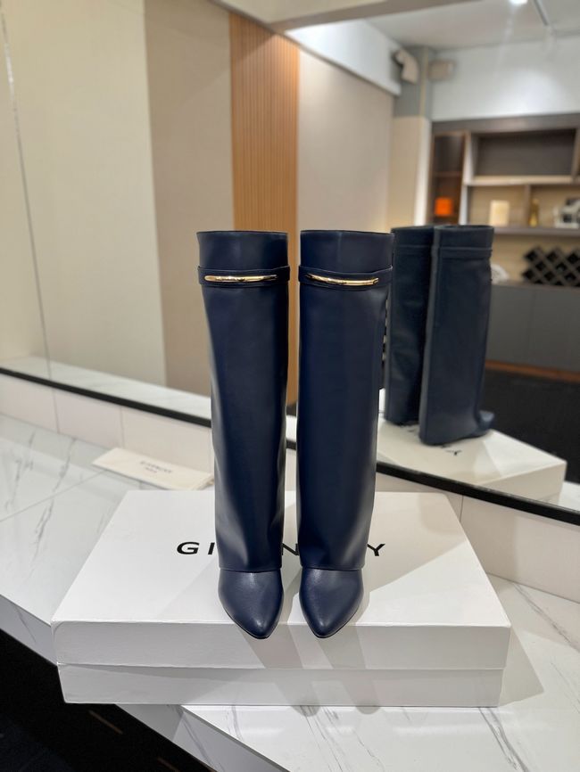 Givenchy High Boots Shiny Calfskin high heels 8.5CM 65261-2