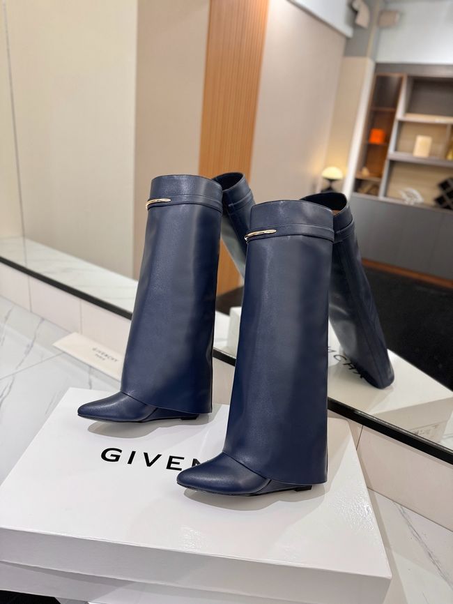 Givenchy High Boots Shiny Calfskin high heels 8.5CM 65261-2
