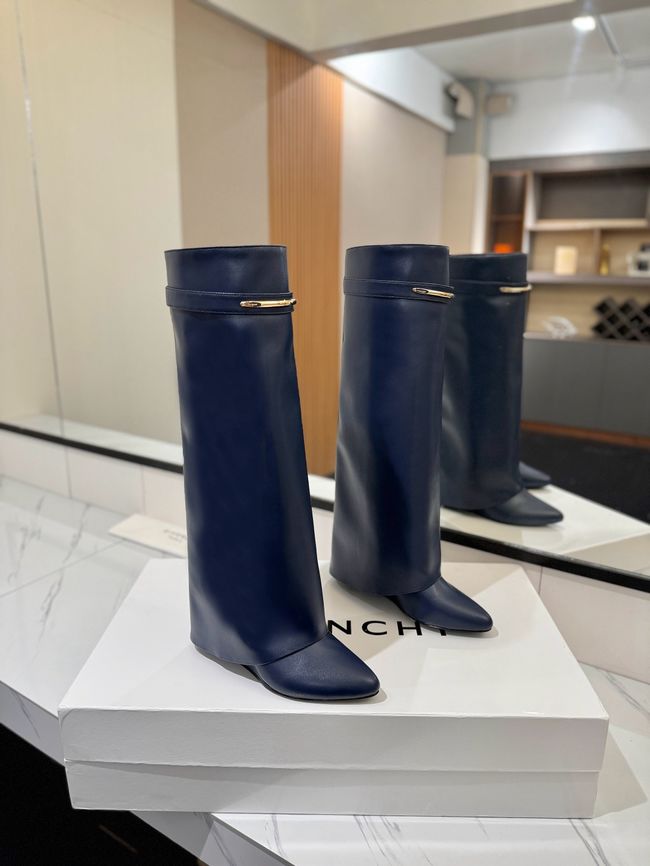 Givenchy High Boots Shiny Calfskin high heels 8.5CM 65261-2