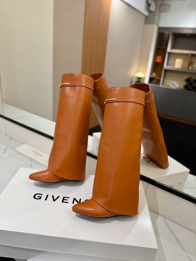 Givenchy High Boots Shiny Calfskin high heels 8.5CM 65261-5