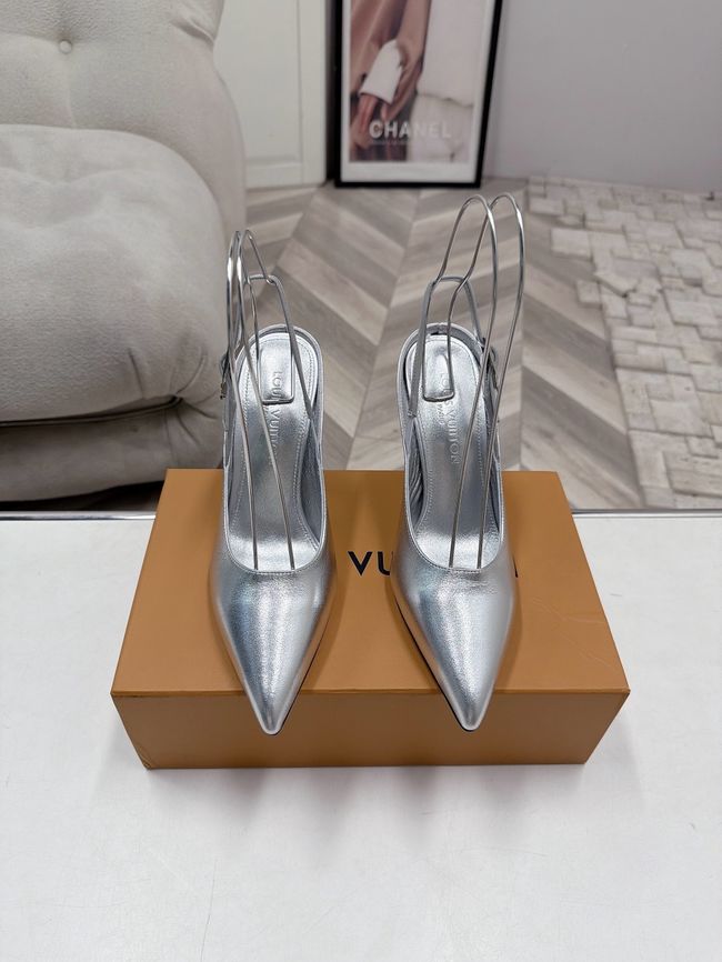 Louis Vuitton Twist Slingback Pump 9CM 64256-4 Louis Vuitton Twist Slingback Pump 9CM 64256-4