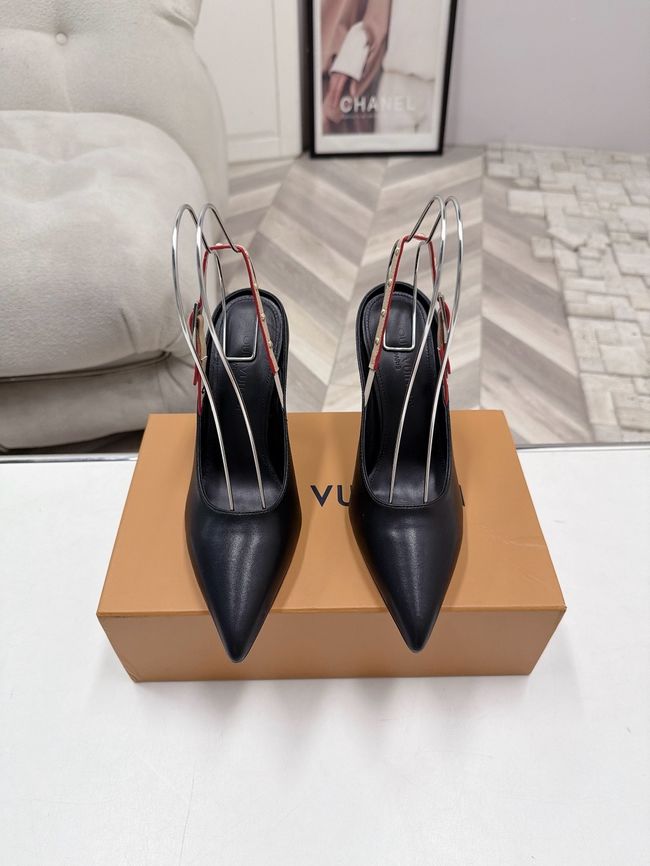 Louis Vuitton Twist Slingback Pump 9CM 64256-5 Louis Vuitton Twist Slingback Pump 9CM 64256-5