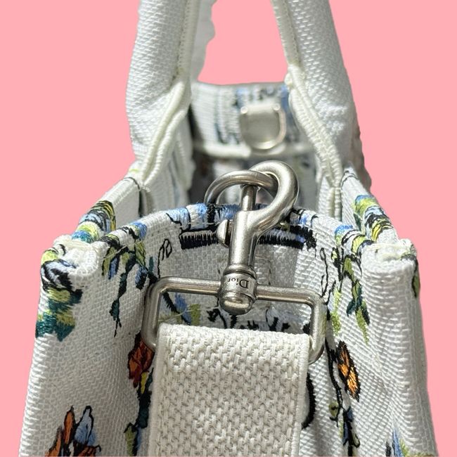 Large Dior Book Tote Cannage Embroidery M1349OEQ-12 Large Dior Book Tote Cannage Embroidery M1349OEQ-12