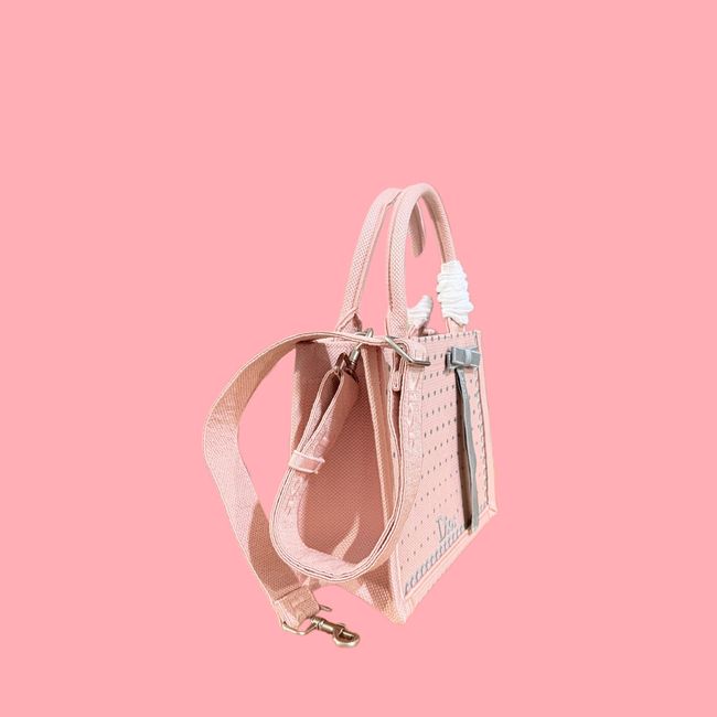 Small Dior Book Tote with Strap Embroidered M1404OE-11 Small Dior Book Tote with Strap Embroidered M1404OE-11