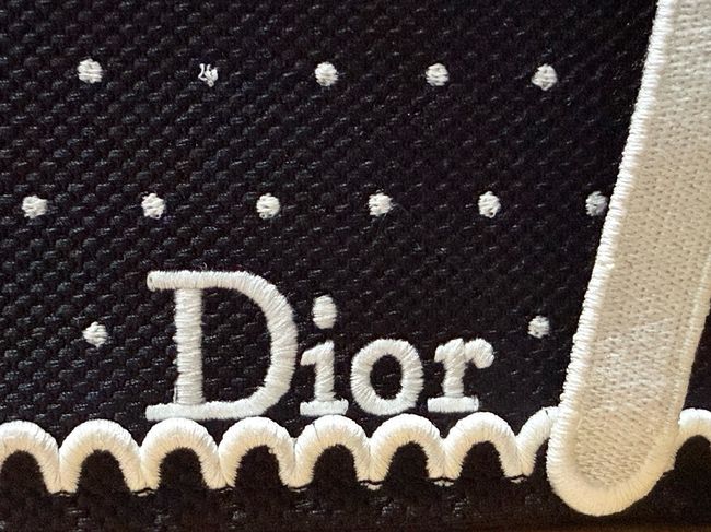 Small Dior Book Tote with Strap Embroidered M1404OE-9 Small Dior Book Tote with Strap Embroidered M1404OE-9