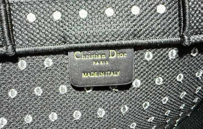 Small Dior Book Tote with Strap Embroidered M1404OE-9 Small Dior Book Tote with Strap Embroidered M1404OE-9