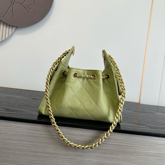 CHANEL 25 Mini Handbag AS5631 green