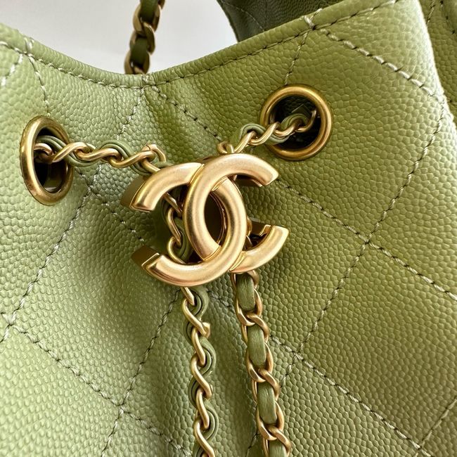 CHANEL 25 Mini Handbag AS5631 green