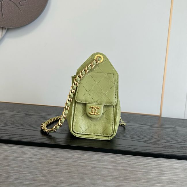 CHANEL 25 Mini Handbag AS5631 green