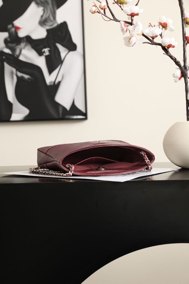 CHANEL 31 Mini Shopping Bag AS3656 burgundy CHANEL 31 Mini Shopping Bag AS3656 burgundy