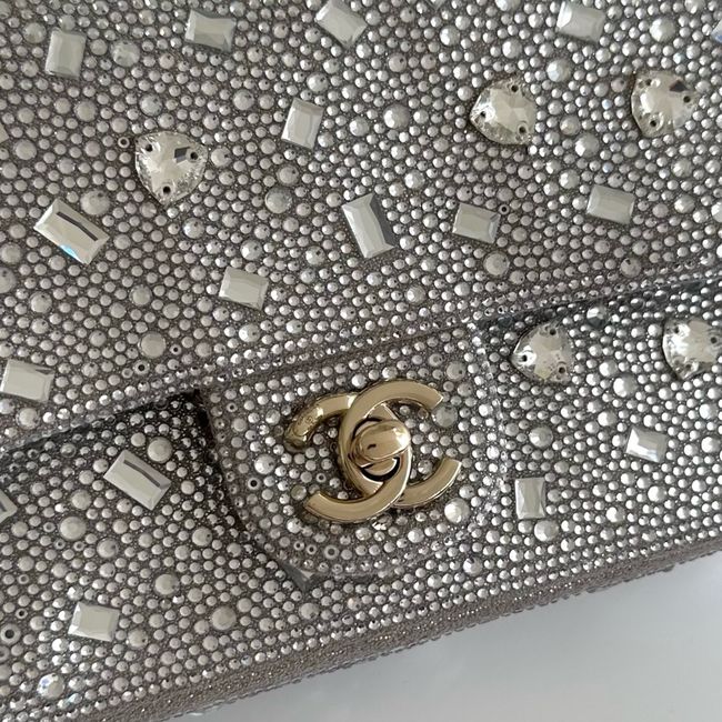 CHANEL Evening Bag AS4297 Silvery