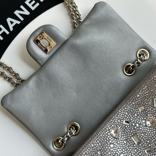 CHANEL Evening Bag AS4297 Silvery