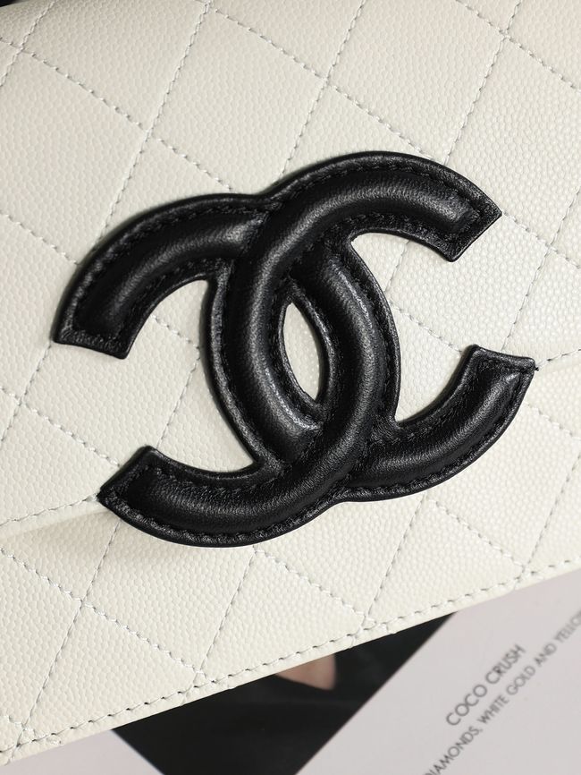 CHANEL Wallet on Chain AP5455 white&black CHANEL Wallet on Chain AP5455 white&black