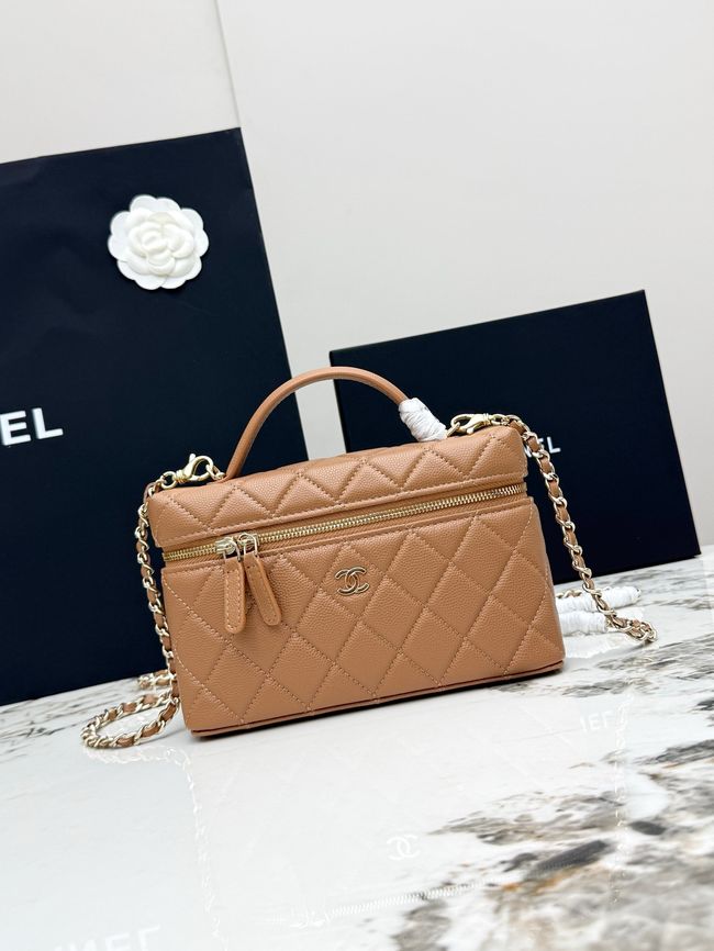 Chanel CLUTCH WITH CHAIN AP4385 camel