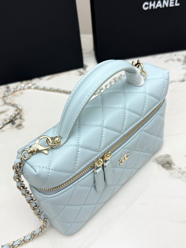 Chanel CLUTCH WITH CHAIN AP4385 light blue Chanel CLUTCH WITH CHAIN AP4385 light blue