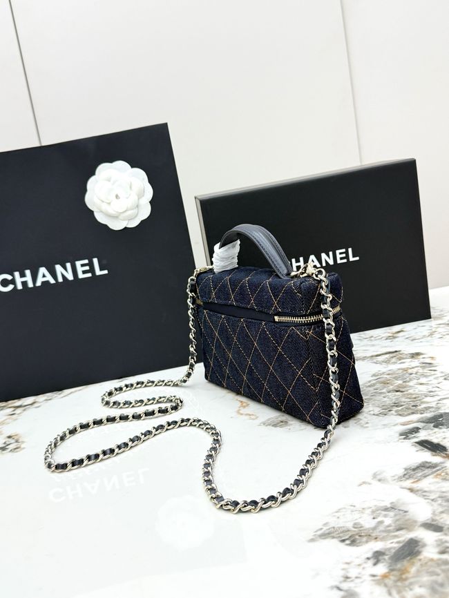 Chanel CLUTCH WITH CHAIN denim AP4385 Royal blue Chanel CLUTCH WITH CHAIN denim AP4385 Royal blue