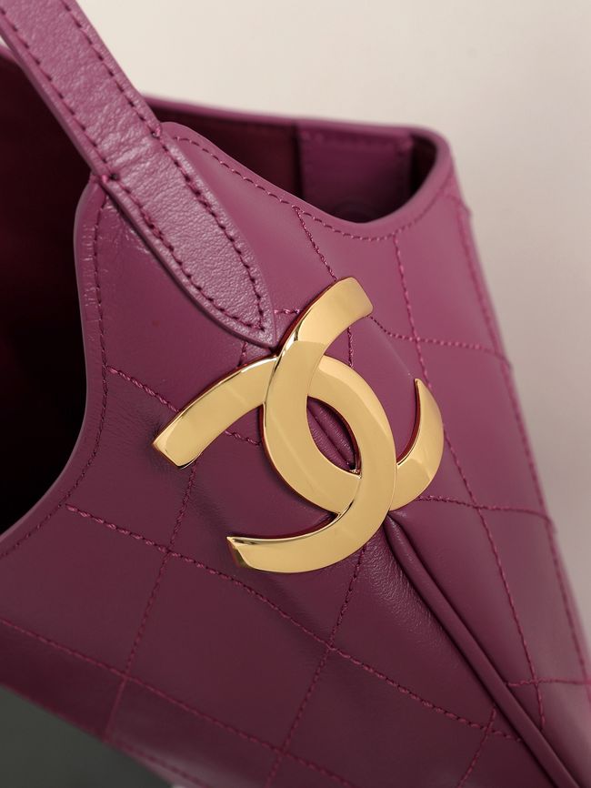 Chanel Calfskin Shoulder Bag AS6478 Burgundy Chanel Calfskin Shoulder Bag AS6478 Burgundy