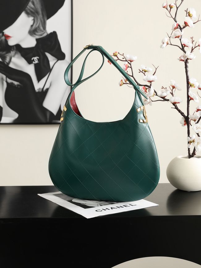 Chanel Calfskin Shoulder Bag AS6478 green Chanel Calfskin Shoulder Bag AS6478 green