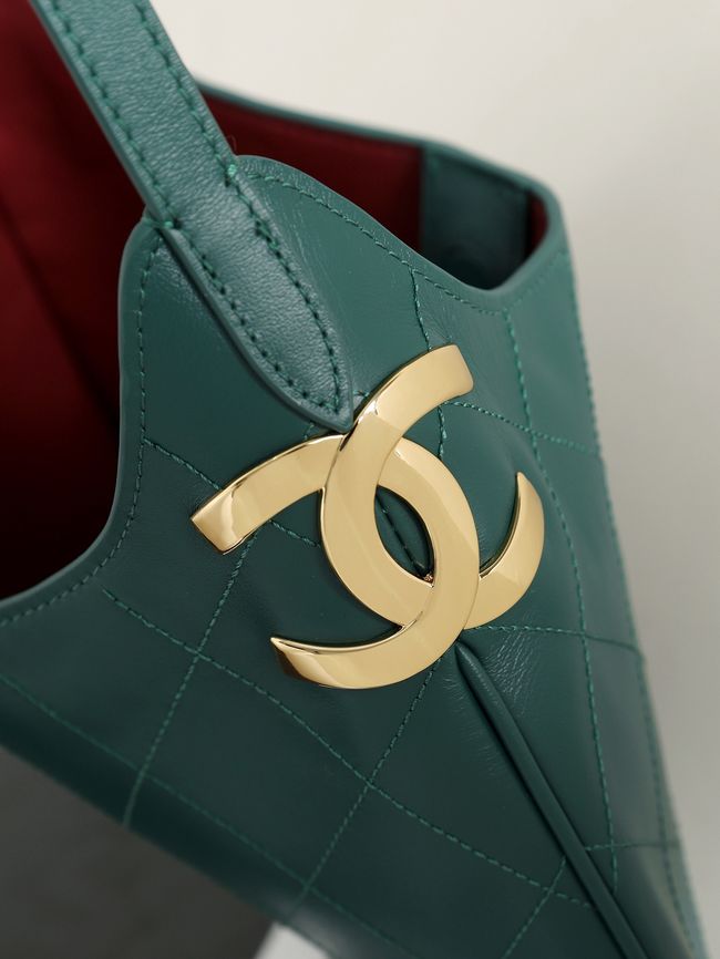 Chanel Calfskin Shoulder Bag AS6478 green Chanel Calfskin Shoulder Bag AS6478 green