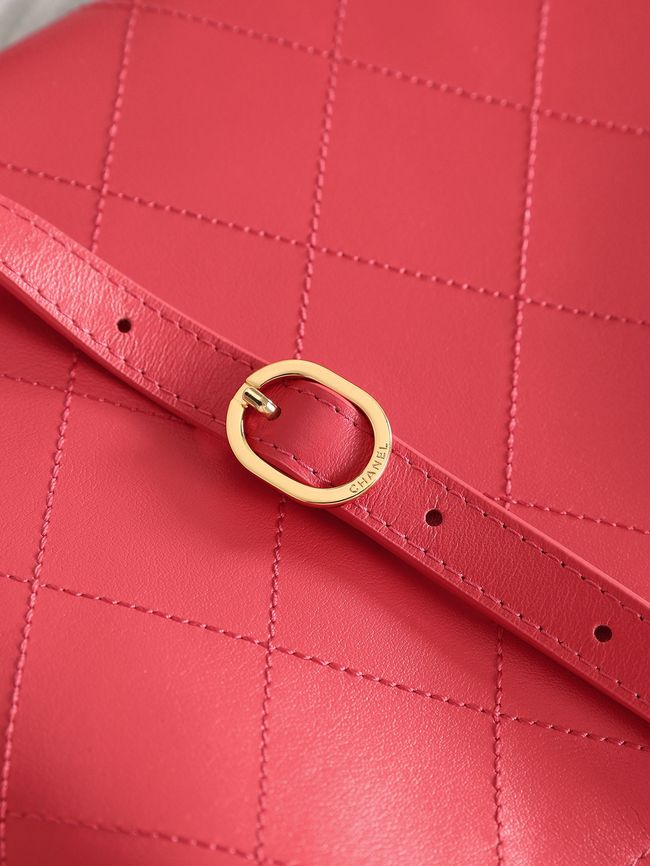 Chanel Calfskin Shoulder Bag AS6479 red