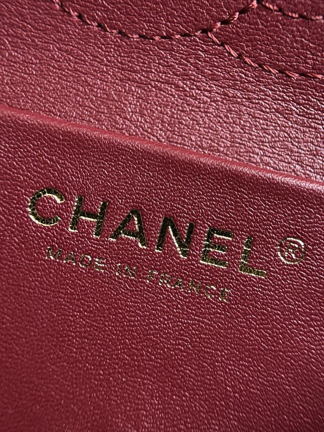 Chanel Mini Flap Bag AS6573 dark gray&gold-Tone Metal Chanel Mini Flap Bag AS6573 dark gray&gold-Tone Metal