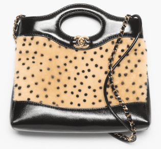 CHANEL 31 Mini Shopping Bag AS4133 Light Beige & Black CHANEL 31 Mini Shopping Bag AS4133 Light Beige & Black