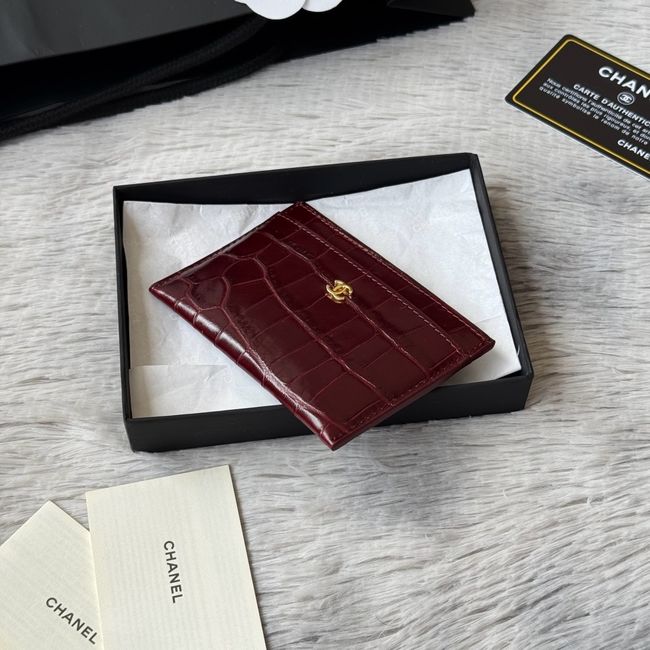 Chanel Card Holder AP5397 Burgundy Chanel Card Holder AP5397 Burgundy