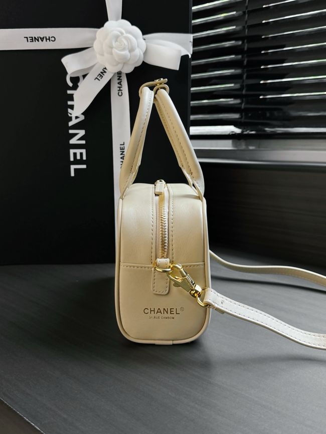 Chanel Clutch with Leather Strap AP5528 Beige