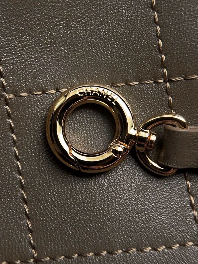 Chanel Small Shopping Bag AS6495 Khaki