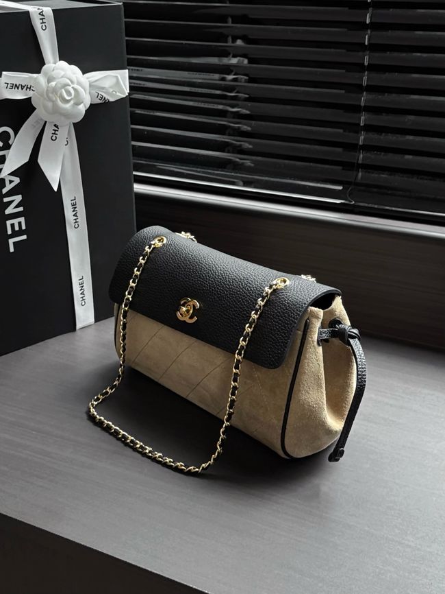 Chanel Small Shoulder Bag AS6427 black&Beige Chanel Small Shoulder Bag AS6427 black&Beige