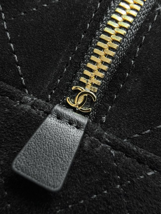 Chanel Suede Calfskin Camera Case AS6443 black