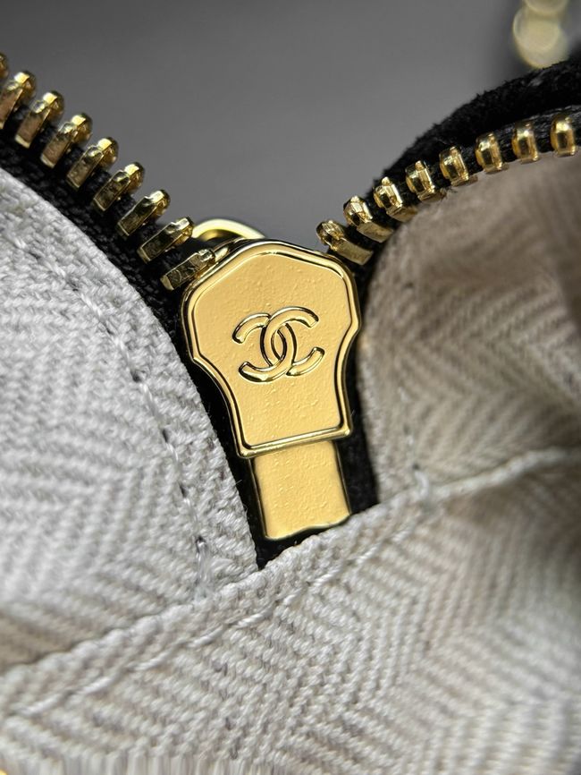 Chanel Suede Calfskin Camera Case AS6443 black
