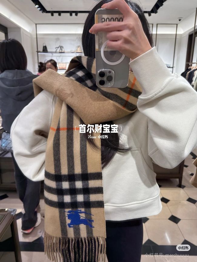 Burberry cashmere scarf BU0021-2 Burberry cashmere scarf BU0021-2