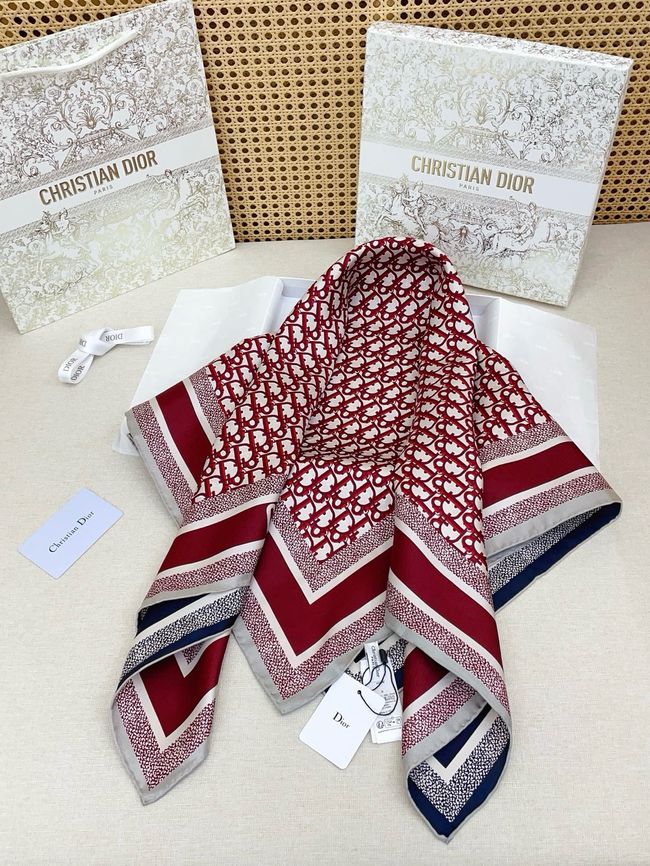 Dior 90 Square Scarf Silk Twill KY199-2 Dior 90 Square Scarf Silk Twill KY199-2