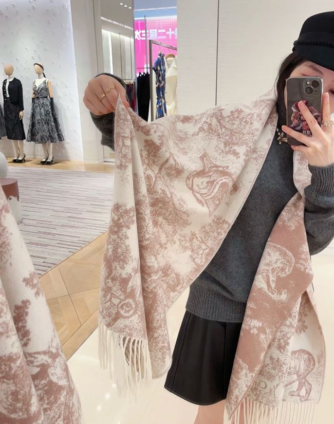 Dior cashmere scarf KY198-1 Dior cashmere scarf KY198-1