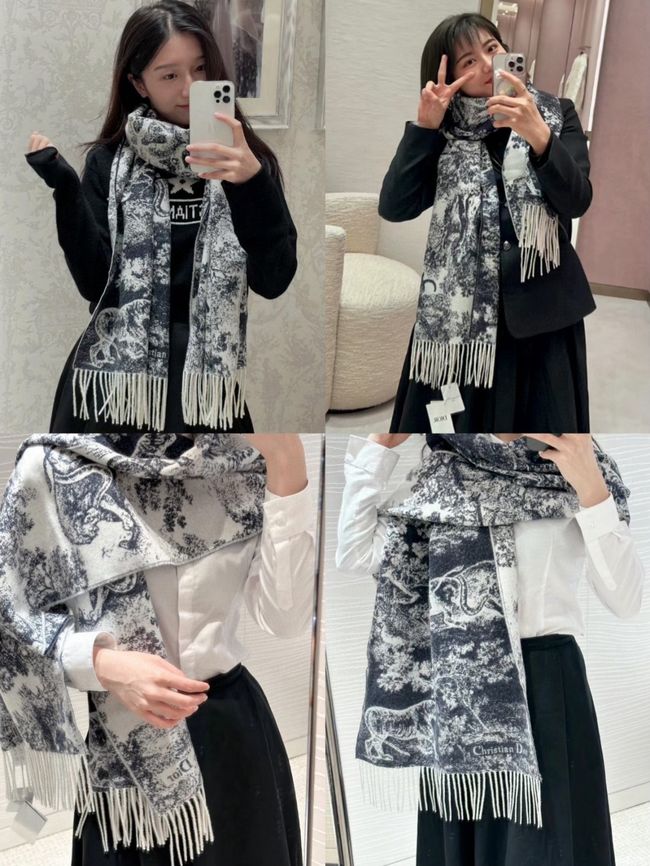 Dior cashmere scarf KY198-2