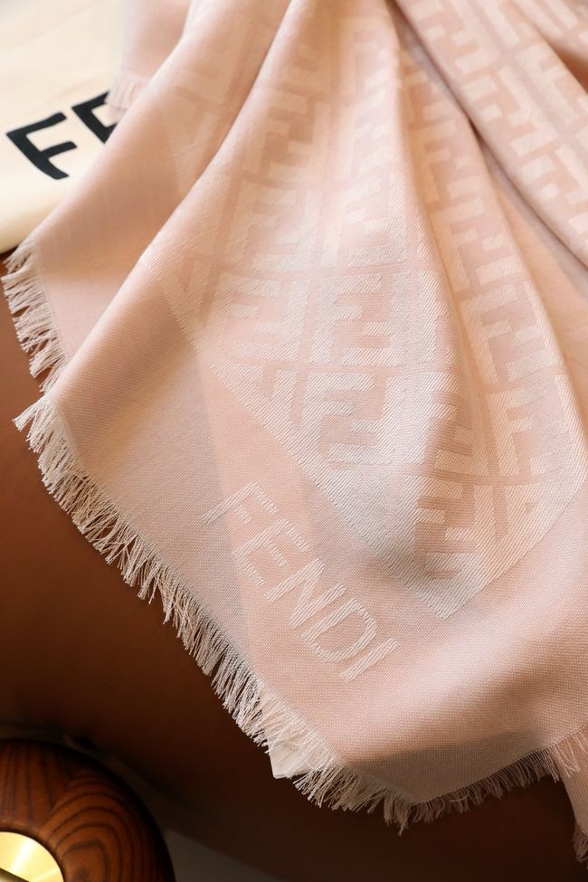 Fendi Shawl Wool Silk and Cotton 06388-1