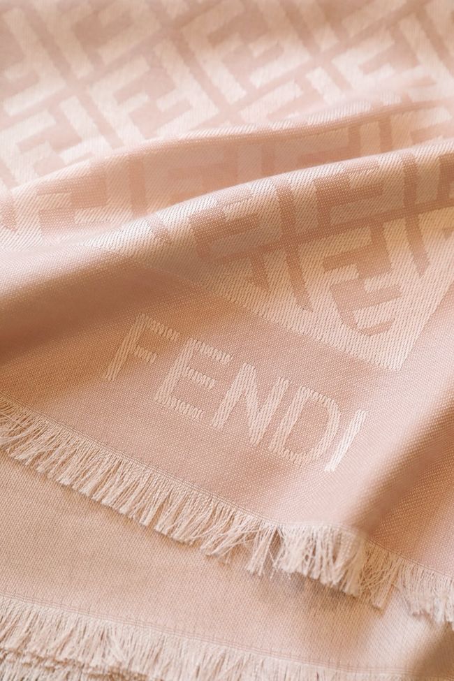 Fendi Shawl Wool Silk and Cotton 06388-1