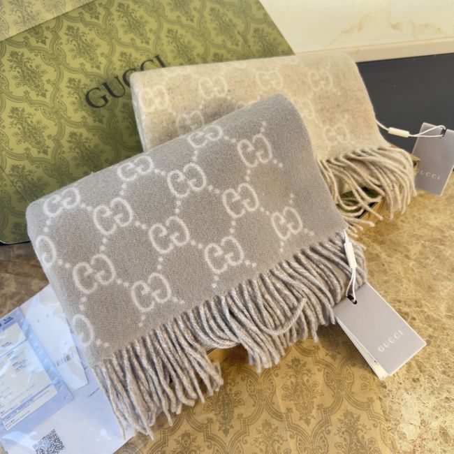 Gucci cashmere scarf 873731-2